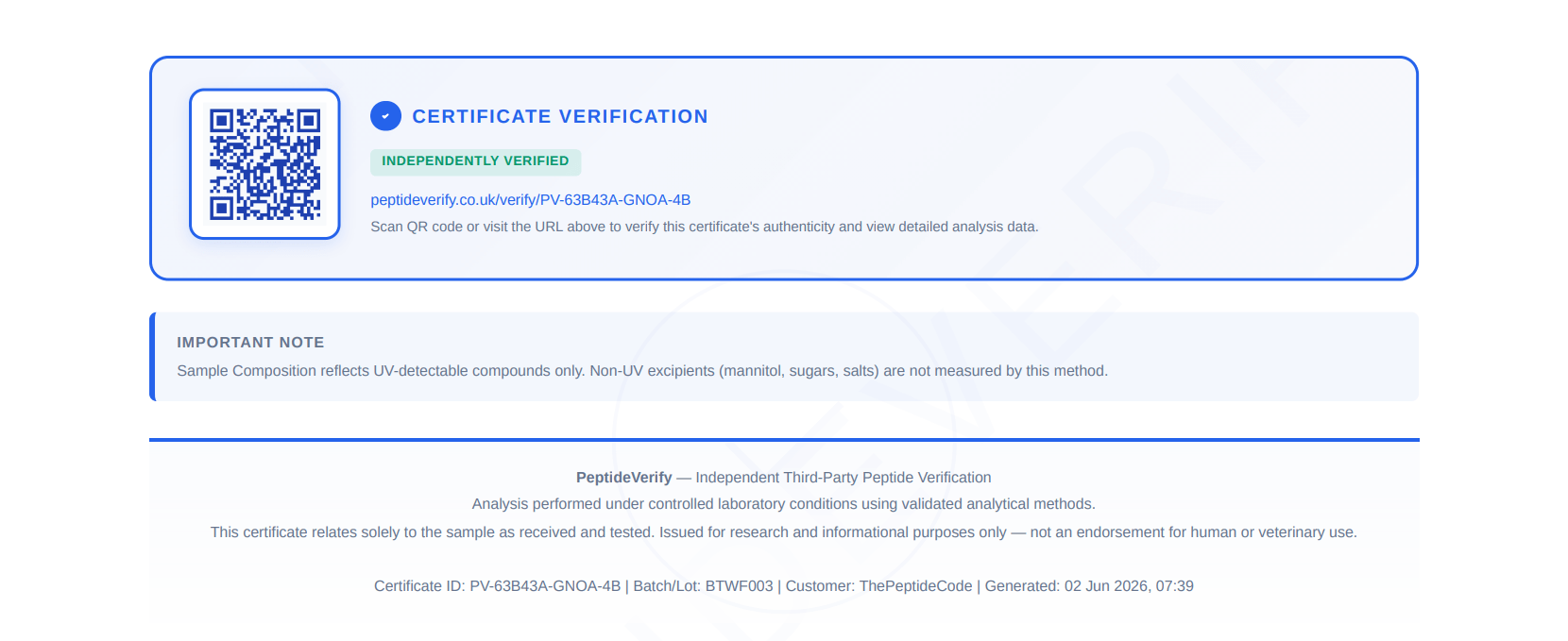 Tirzepatide 30mg Research Peptide UK
